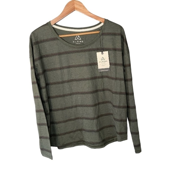 NWT Alpine Design First Mile Made Long Sleeve Striped - Picture 3 of 10